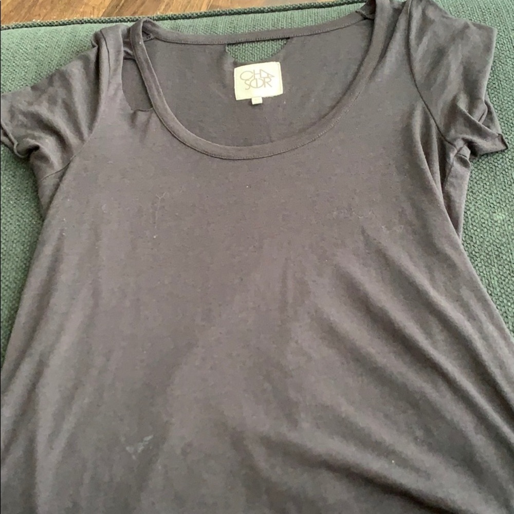 CHASER XS grey with cuts in shoulder